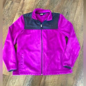 Fila Sport women’s purple fleece jacket size Large